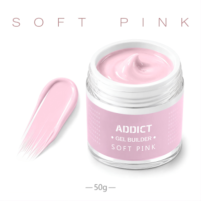 ADDICT | ג'ל בנייה 50 גר' | SOFT PINK