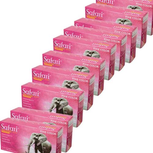 Safari | קרטון כפפות ניטריל ורודות ספארי